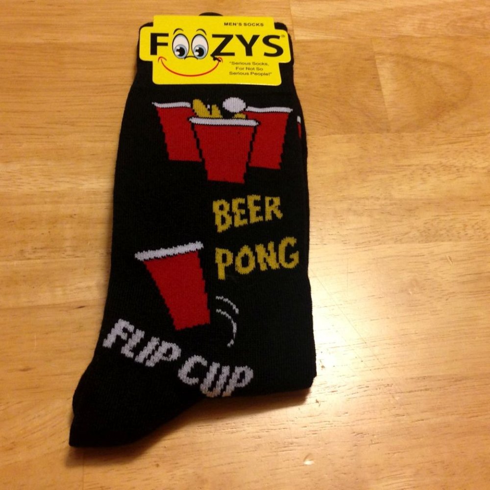 Men's Socks - Foozys Beer Pong socks, New